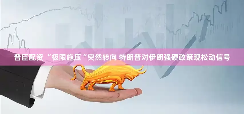 普臣配资 “极限施压“突然转向 特朗普对伊朗强硬政策现松动信号